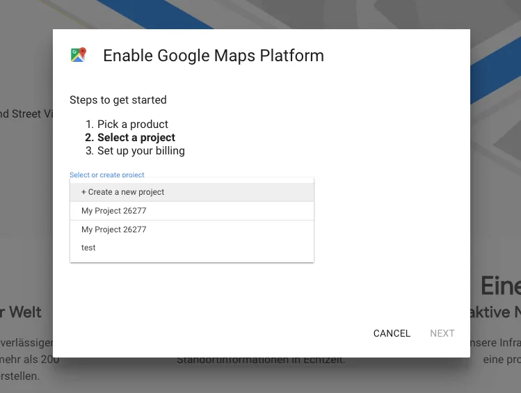 Googlemaps_Projektwahl
