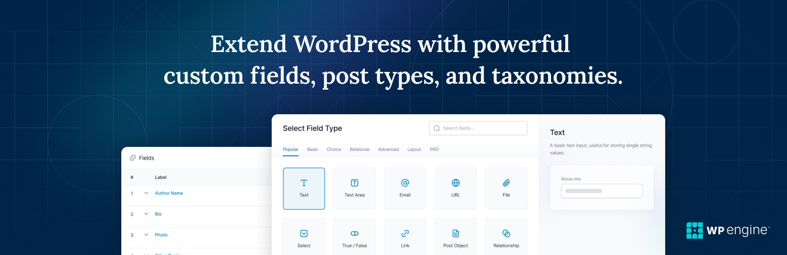 WP Plugin Advanced Custom Fields