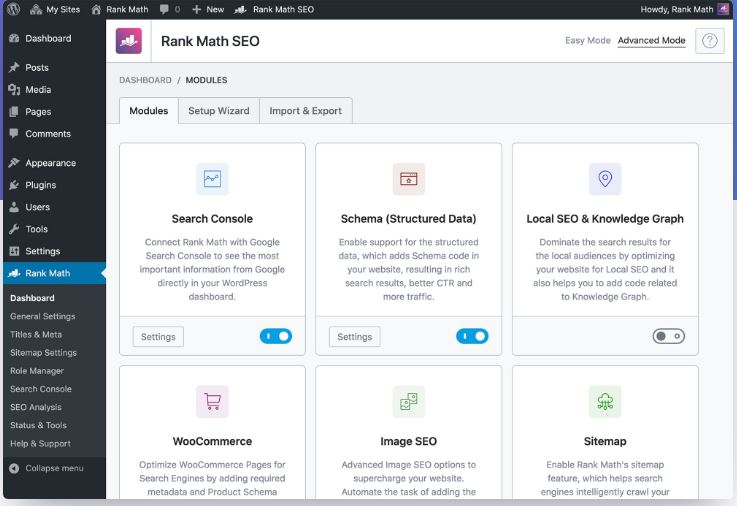 WordPress Plugin Rank Math